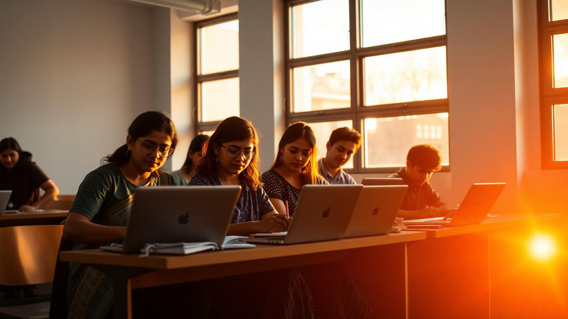 Students learning at EasyLearning
